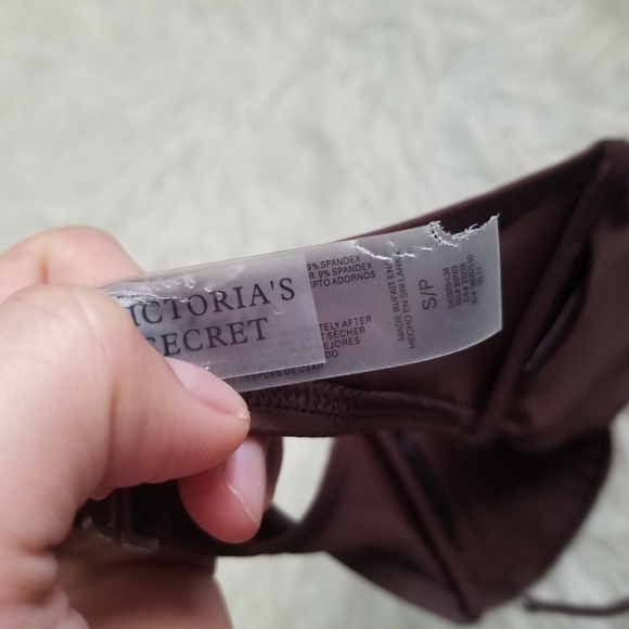 Victoria's Secret Brown Swim Bikini Bra top Small - Picture 4 of 5